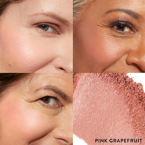 LAURA GELLER NEW YORK Baked Blush-n-Brighten Marbleized Blush - Pink Grapefruit Creamy Lightweight Satin Finish - Image 2