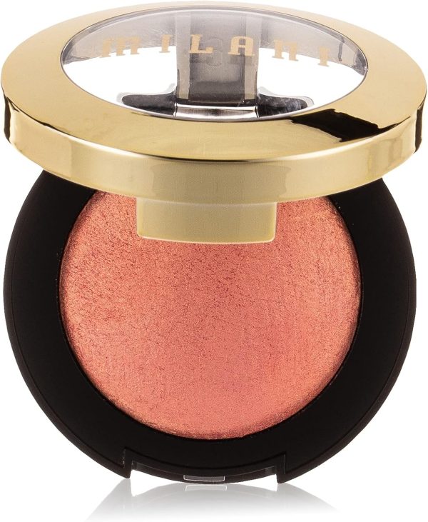 Milani Baked Blush - Bella Bellini (0.12 Ounce) Vegan, Cruelty-Free Powder Blush - Shape, Contour & Highlight Face for a Shimmery or Matte Finish