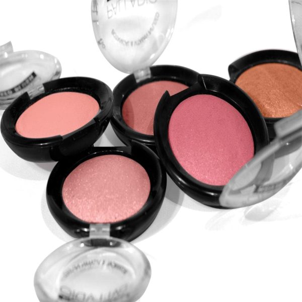 Palladio Baked Blush, Highly Pigmented Shimmery Formula, Easy to Blend and Highly Buildable, Apply Dry for a Natural Glow or Wet for a Dramatic Luminous Look, Long Lasting for All day Wear, Wish - Image 7