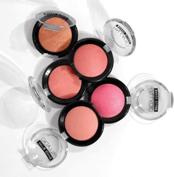 Palladio Baked Blush, Highly Pigmented Shimmery Formula, Easy to Blend and Highly Buildable, Apply Dry for a Natural Glow or Wet for a Dramatic Luminous Look, Long Lasting for All day Wear, Wish - Image 8