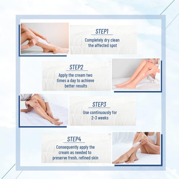 Urea Cream 40 Percent, Urea Foot & Hand Cream for Dry Cracked, 40 per Urea Lotion for Feet Maximum Strength - Image 5
